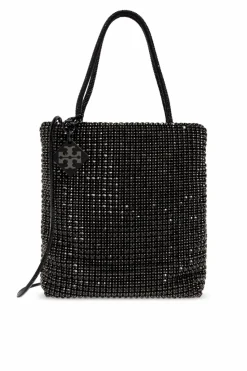 Tory Burch BLACK Shoulder bag Night Ow Mini with shimmering crystals