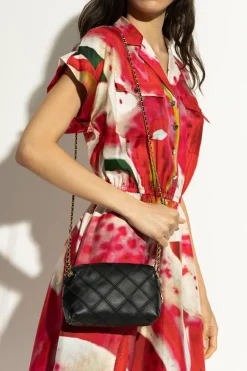 Tory Burch BLACK Shoulder bag 'Fleming Small'