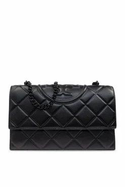 Tory Burch BLACK Shoulder bag Fleming