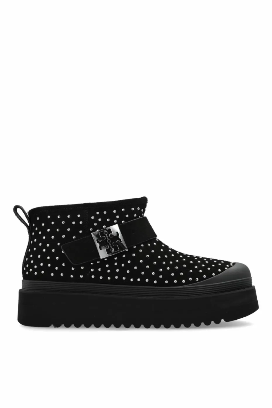 Tory Burch BLACK Snow boots with logo