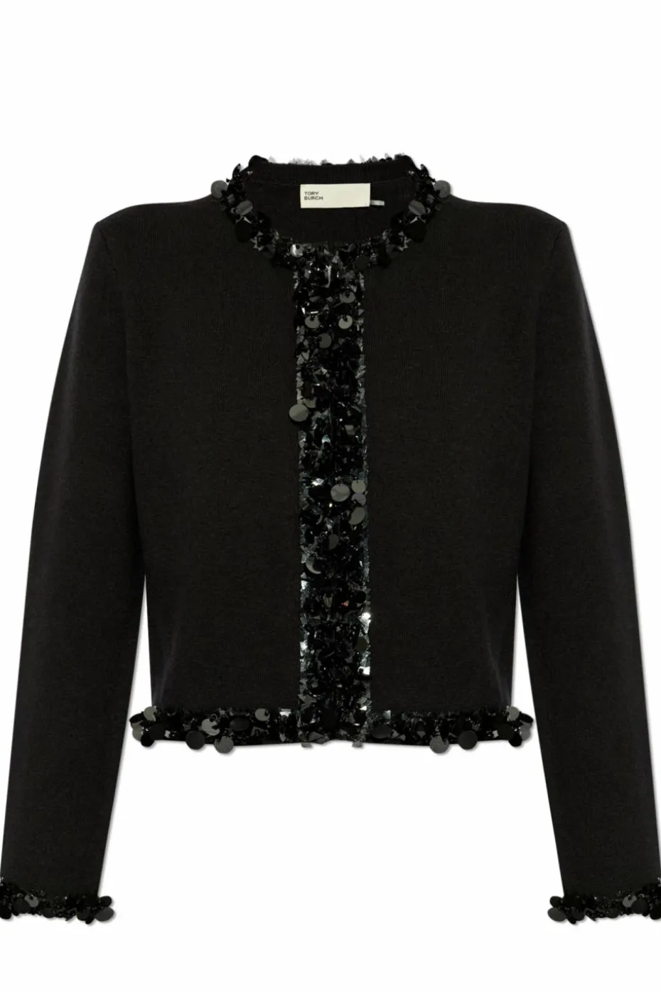 Tory Burch BLACK Wool Cardigan