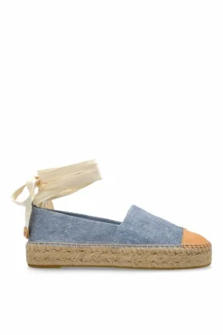Tory Burch BLUE Suede espadrilles