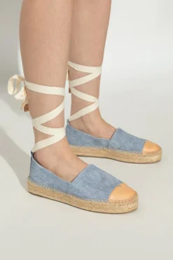 Tory Burch BLUE Suede espadrilles