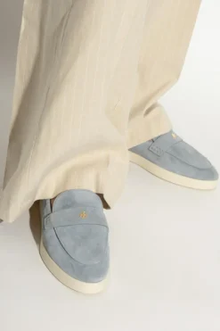 Tory Burch BLUE Suede shoes type loafers