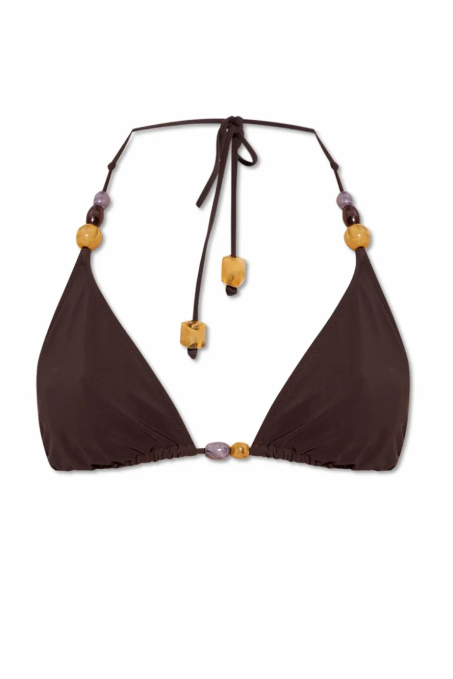 Tory Burch BROWN Bikini top