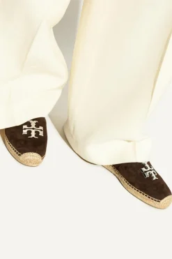 Tory Burch BROWN Espadrilles `Eleanor`