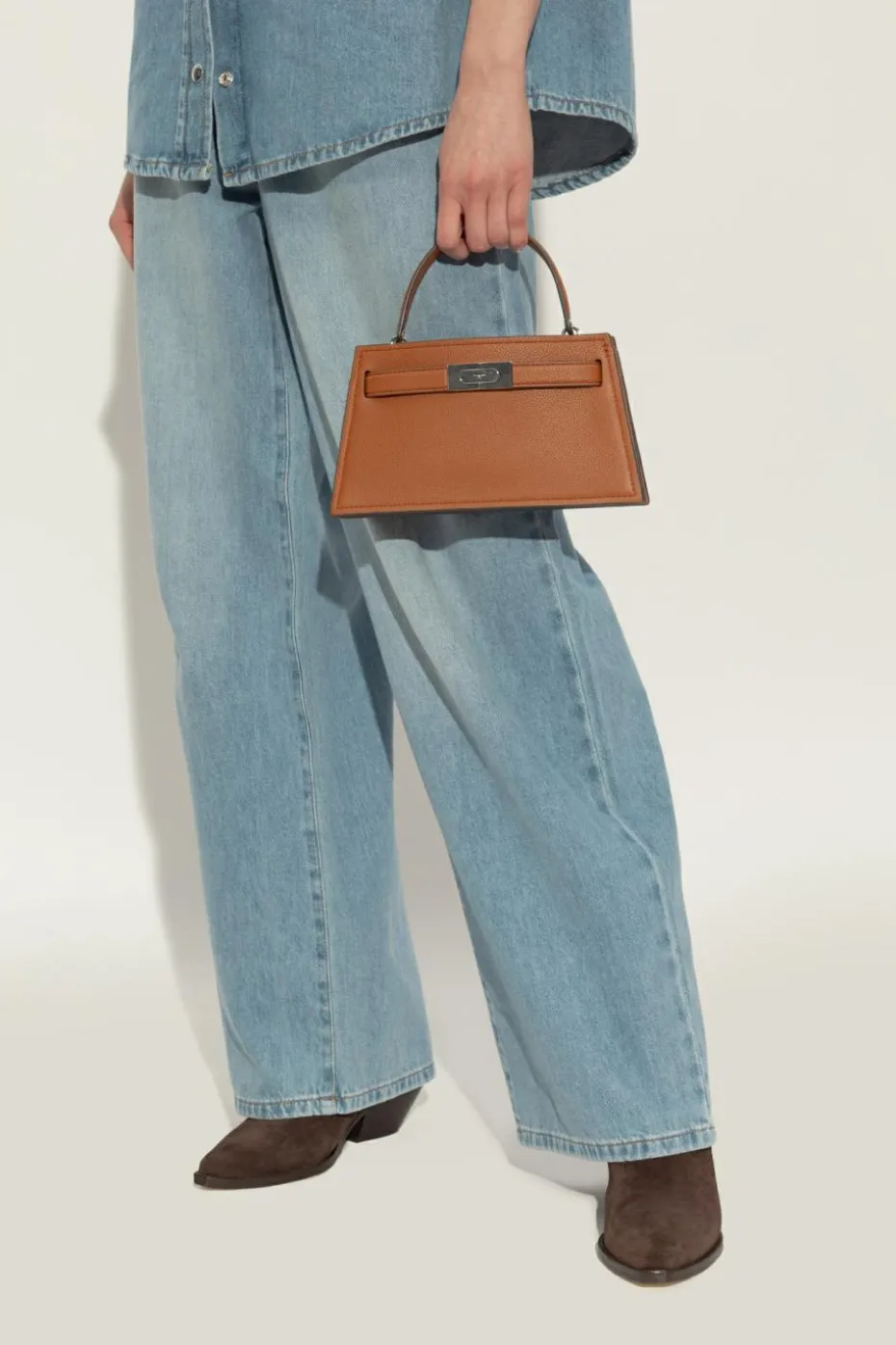 Tory Burch BROWN Handbag "Lee Radziwill Mini"