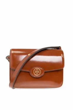 Tory Burch BROWN āRobinsonā shoulder bag