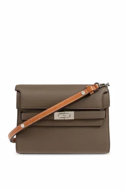 Tory Burch BROWN Shoulder Bag Lee Radziwill