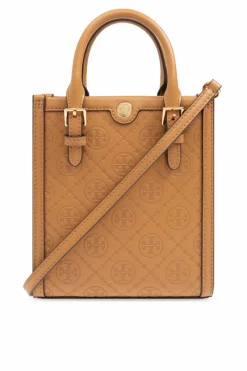 Tory Burch BROWN Shoulder Bag T-Monogram Mini