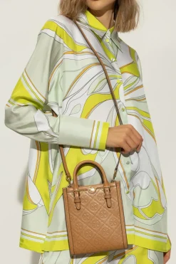 Tory Burch BROWN Shoulder Bag T-Monogram Mini