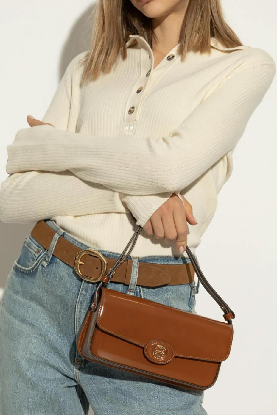 Tory Burch BROWN Shoulder Bag Robinson