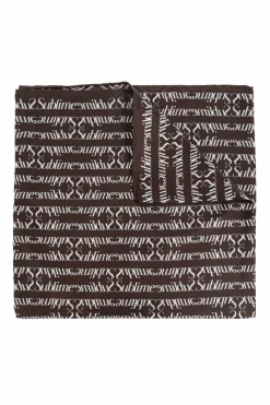 Tory Burch BROWN Silk scarf