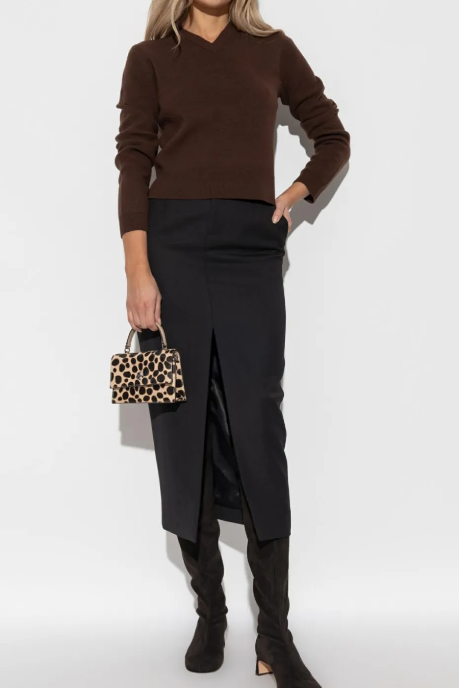 Tory Burch BROWN Wool sweater