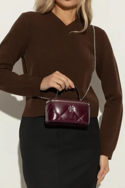 Tory Burch BURGUNDY Quilted bag