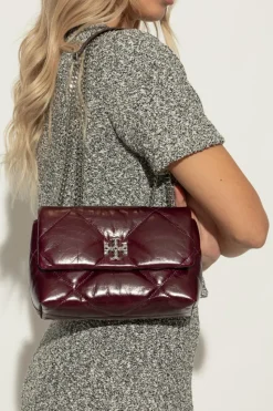 Tory Burch BURGUNDY Shoulder bag "Kira Diamond"