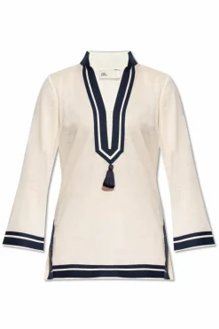 Tory Burch cream Beach tunic