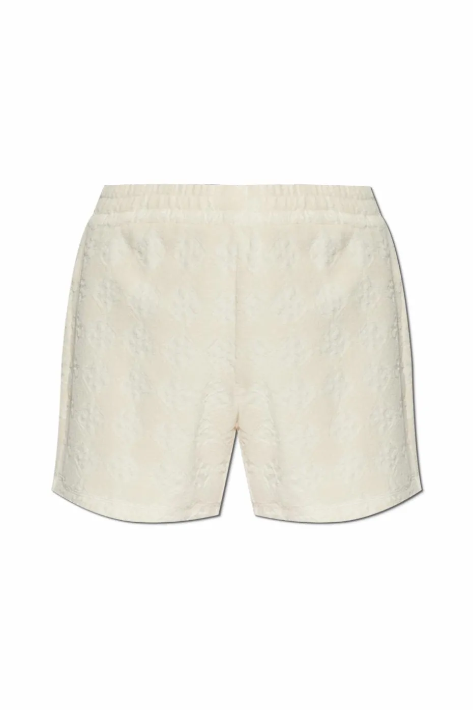Tory Burch cream Cotton shorts with monogram
