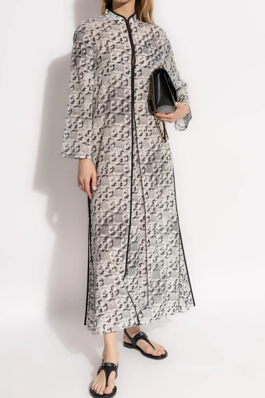 Tory Burch cream Dress with side slits