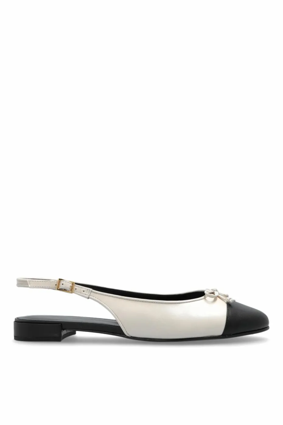 Tory Burch cream Leather Ballet Flats