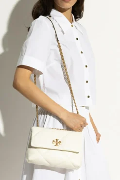 Tory Burch cream Shoulder bag `Kira Diamond Small`