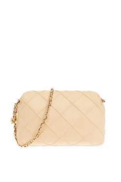Tory Burch cream Shoulder bag `Fleming Small`
