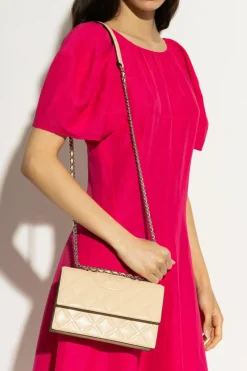 Tory Burch cream Shoulder bag 'Fleming Small'