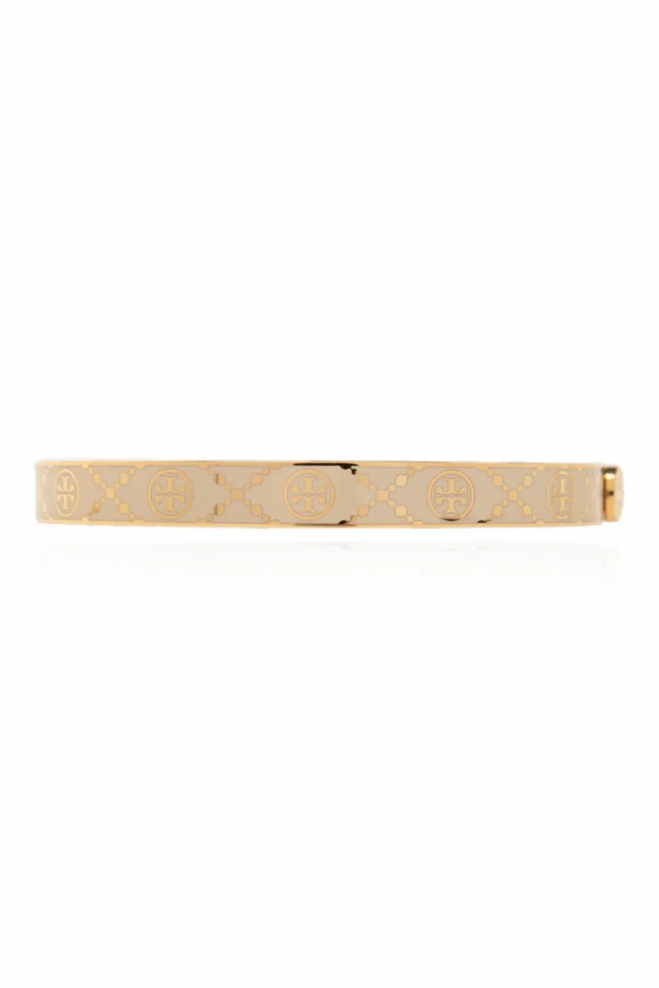 Tory Burch cream `T Monogram` Bracelet