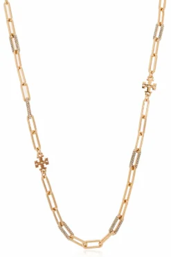 Tory Burch GOLD Brass necklace