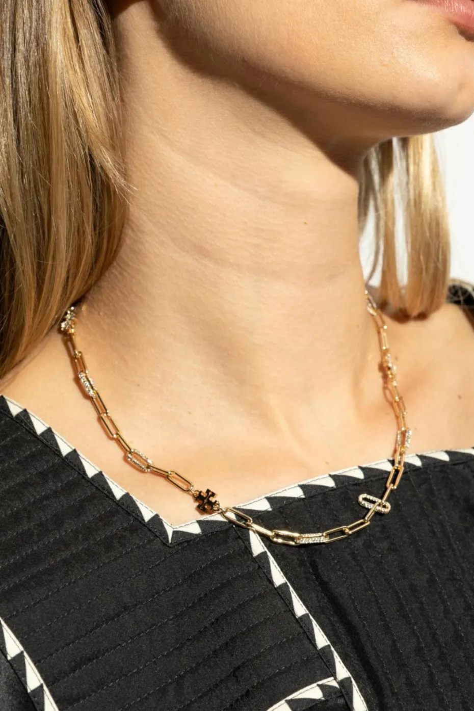Tory Burch GOLD Brass necklace