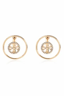 Tory Burch GOLD Earrings with Crystals