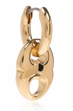 Tory Burch GOLD Earrings with engraved logo