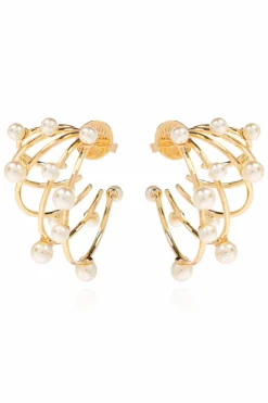 Tory Burch GOLD Earrings with pearls