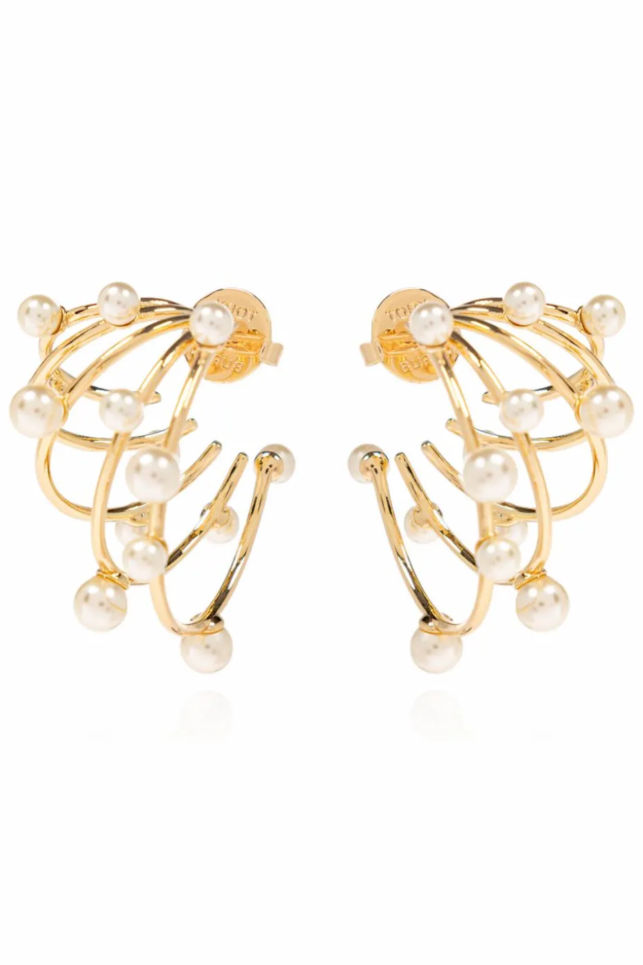 Tory Burch GOLD Earrings with pearls