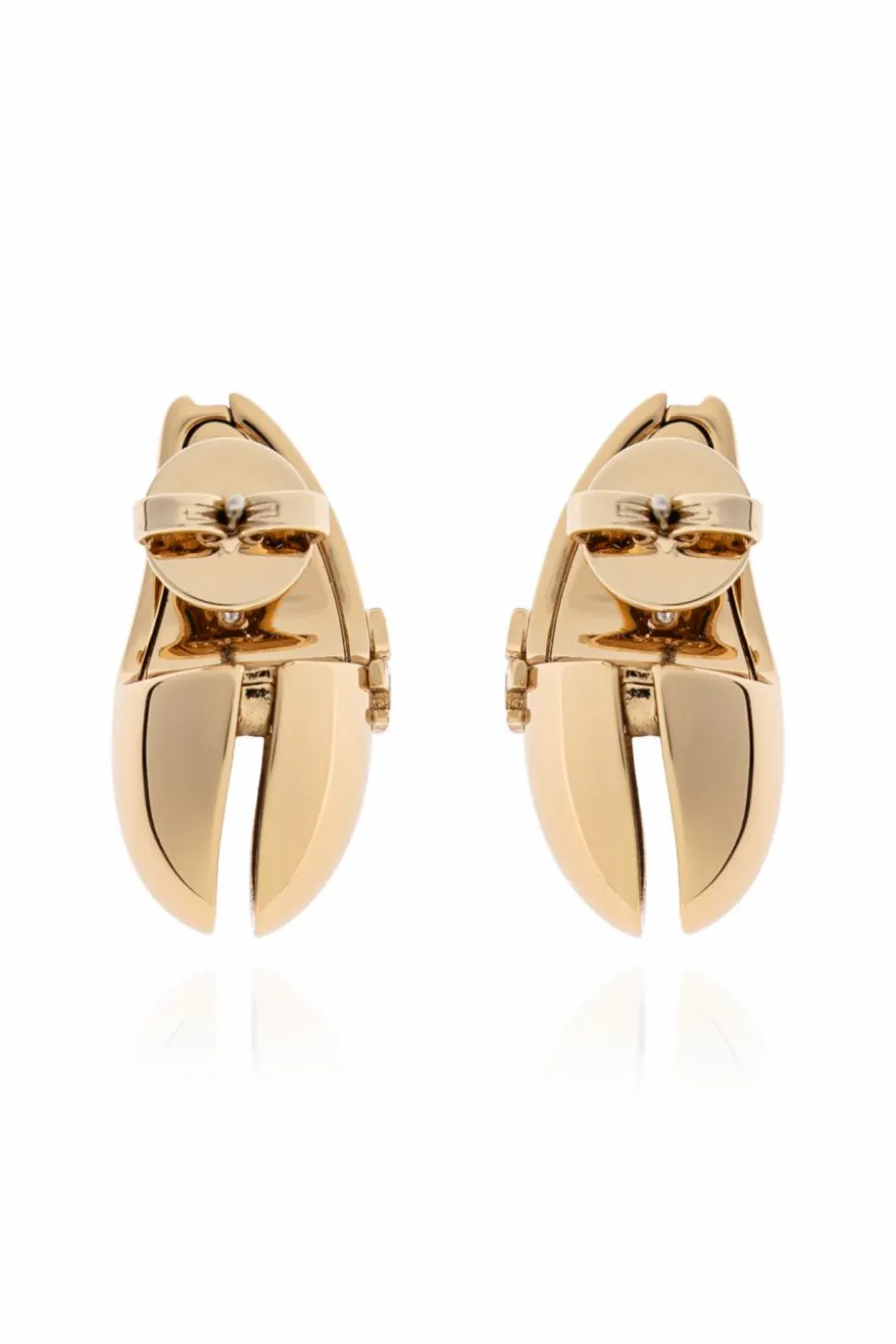 Tory Burch GOLD Earrings with embossed logo