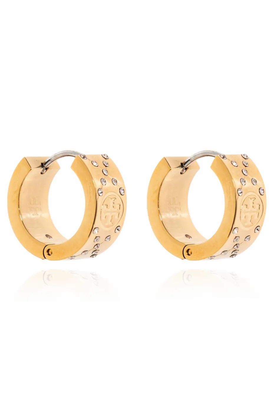 Tory Burch GOLD Earrings T Monogram