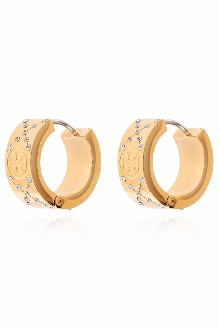Tory Burch GOLD Earrings T Monogram
