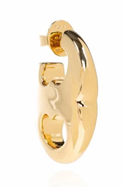 Tory Burch GOLD Earrings with engraved logo