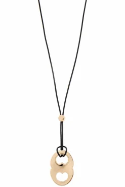 Tory Burch GOLD Leather necklace