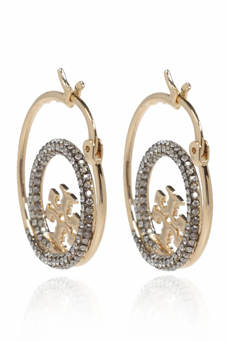 Tory Burch GOLD Logo earrings