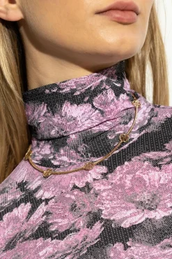 Tory Burch GOLD Logo Necklace