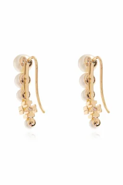 Tory Burch GOLD Pearl earrings