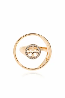 Tory Burch GOLD Ring with crystals