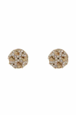 Tory Burch GOLD Set of three pairs of earrings