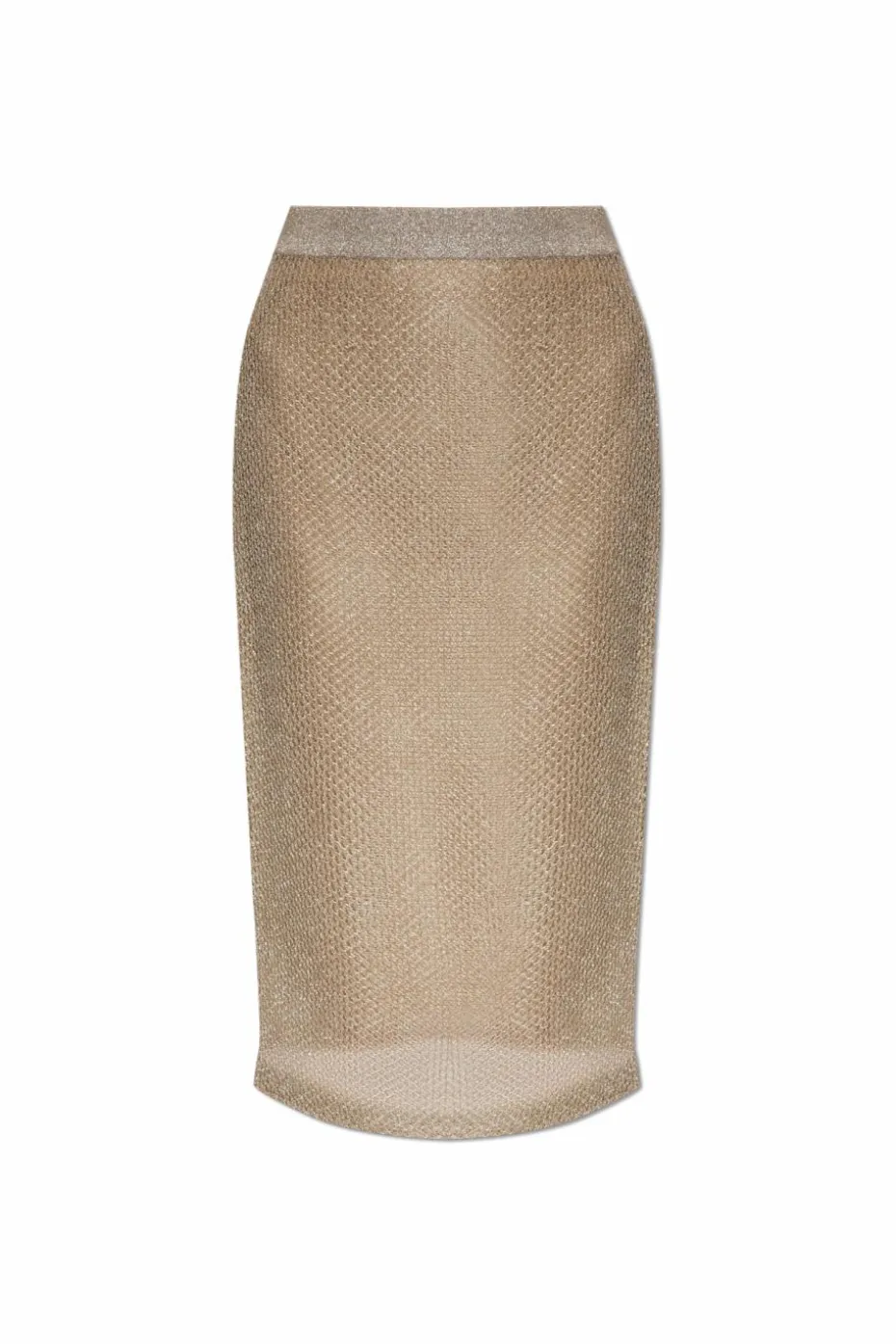 Tory Burch GOLD Skirt with lurex thread