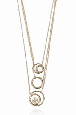 Tory Burch GOLD Triple Necklace