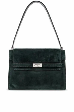 Tory Burch GREEN Shoulder bag `Lee Radziwill Large`