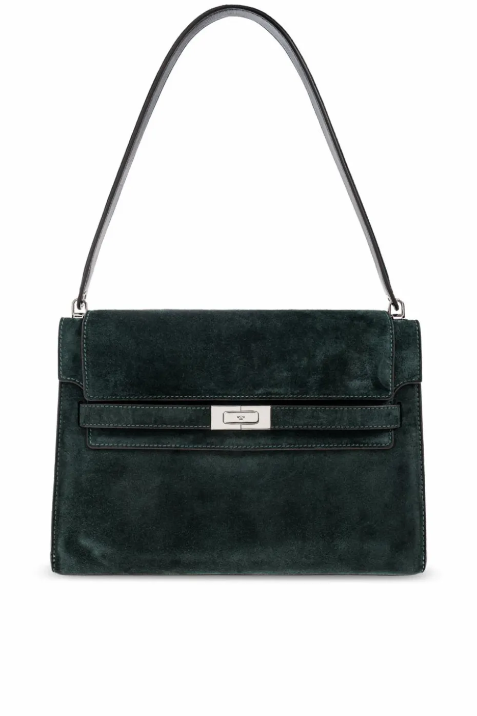 Tory Burch GREEN Shoulder bag `Lee Radziwill Large`