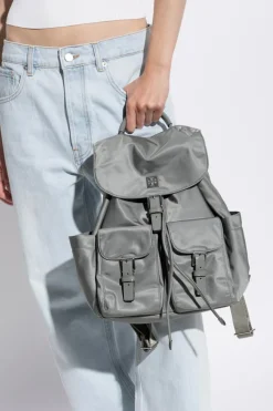 Tory Burch GREY Backpack "Virginia"
