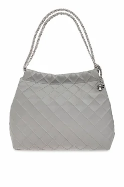 Tory Burch GREY Bag `Fleming`